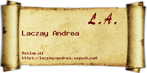 Laczay Andrea névjegykártya